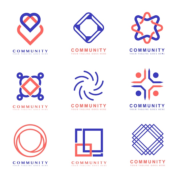 Free Vector community logo 