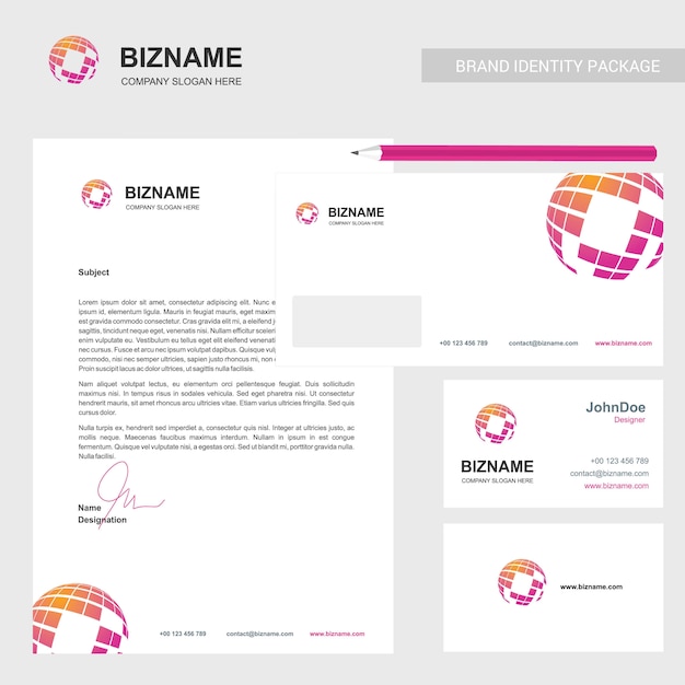 Company brochure with elegant design 