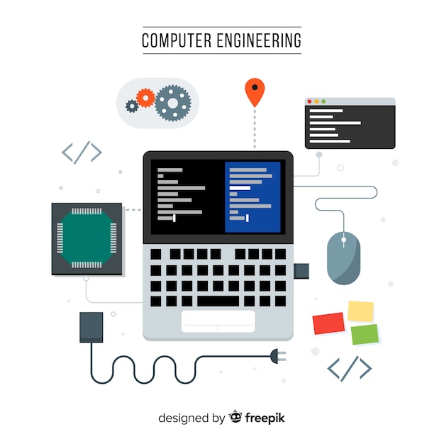 Concept of flat computer engineering