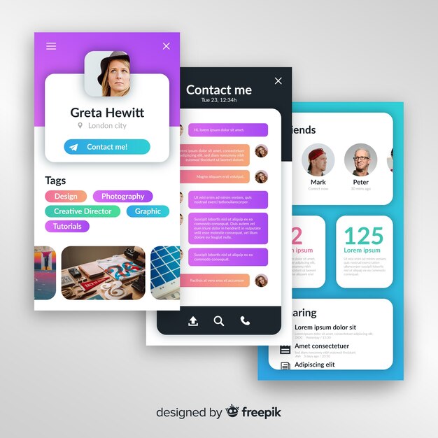 Concepts for mobile app