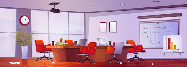 Conference room office boardroom interior