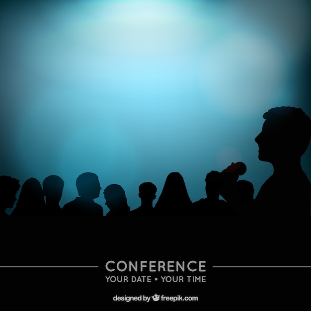 Conference silhouettes