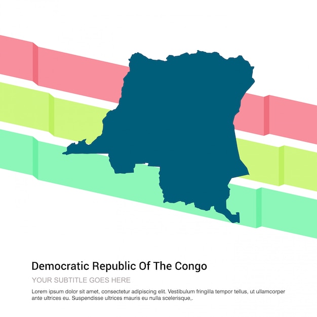 Free Vector congo map