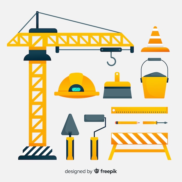 Free Vector construction equipment collection