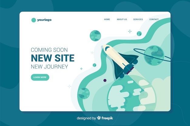 Under construction landing page