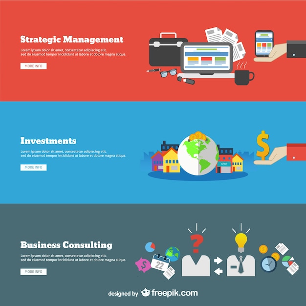 Free Vector consulting business concepts