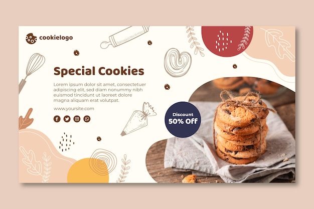 Cookies banner template