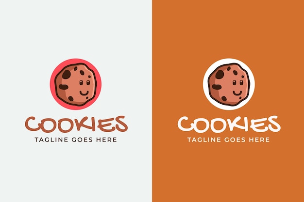 Free Vector cookies logo design template