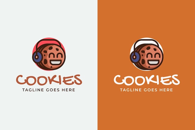 Cookies logo design template