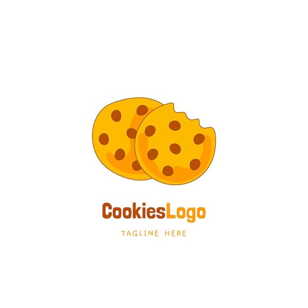 Free Vector cookies logo design template