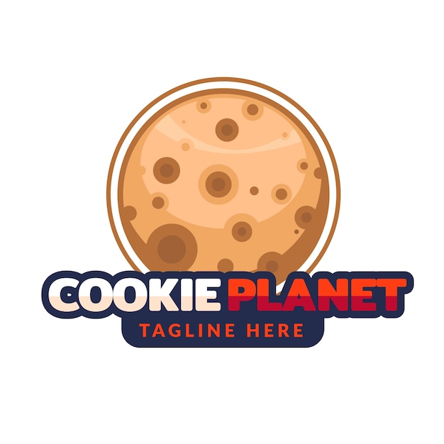 Free Vector cookies logo design template