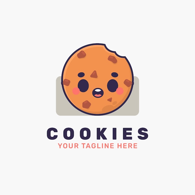 Free Vector cookies logo design template