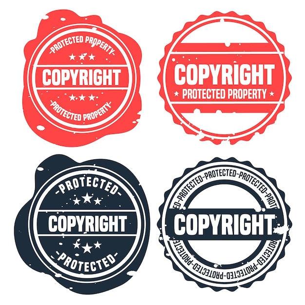 Copyright stamps collection