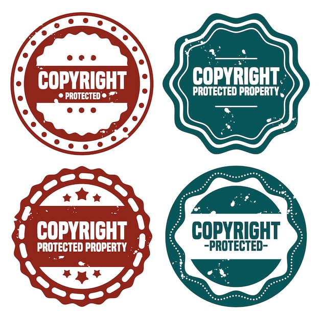 Copyright stamps collection