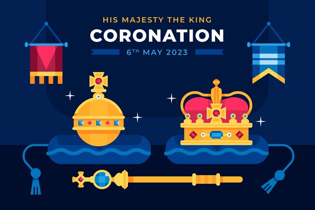 Coronation background template