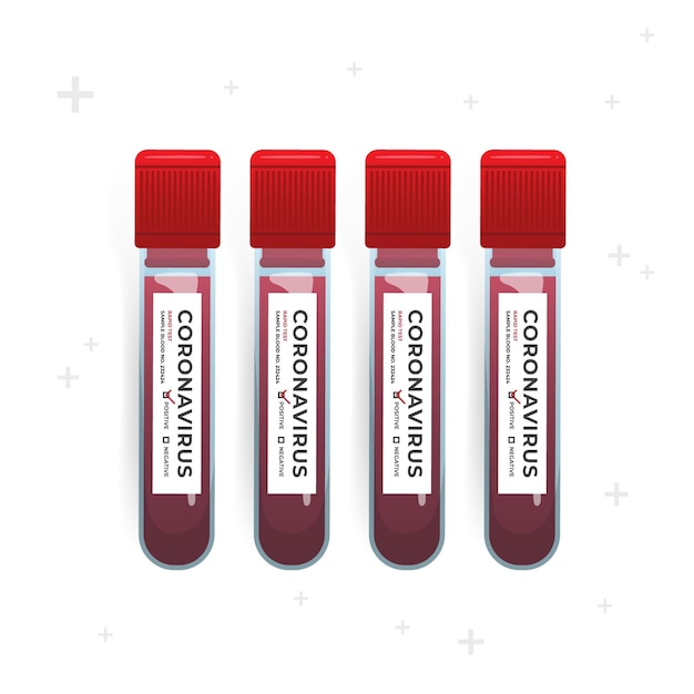 Coronavirus blood test concept