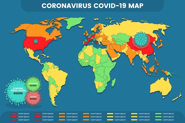 Coronavirus map