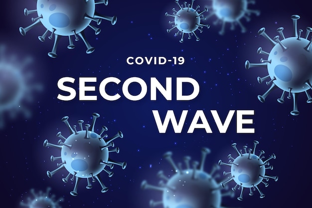 Coronavirus second wave background