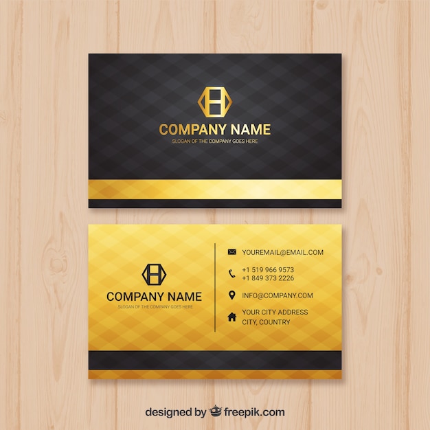 Corporate abstract card