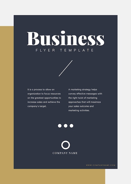 Corporate brochure and poster template