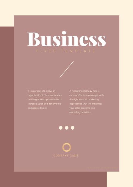 Corporate brochure and poster template