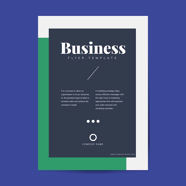 Corporate brochure and poster template