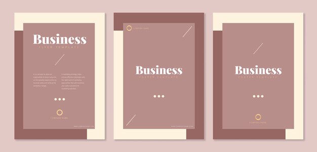 Corporate brochure templates