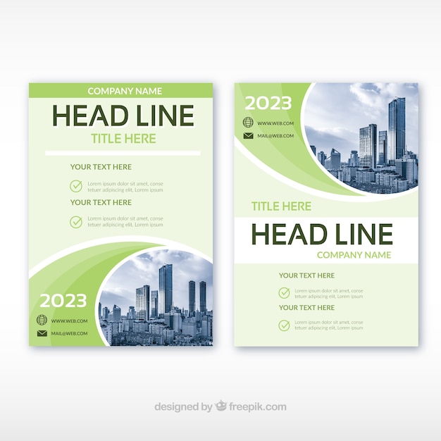 Corporate brochures template