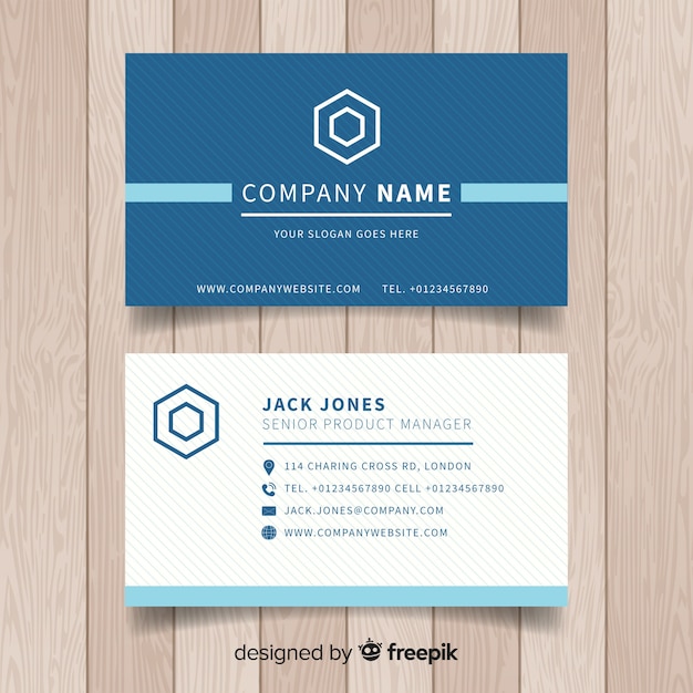 Corporate business card design