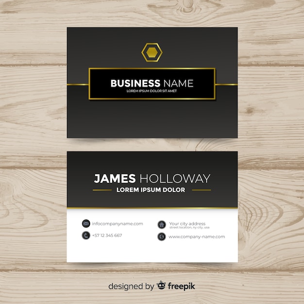 Corporate business card design