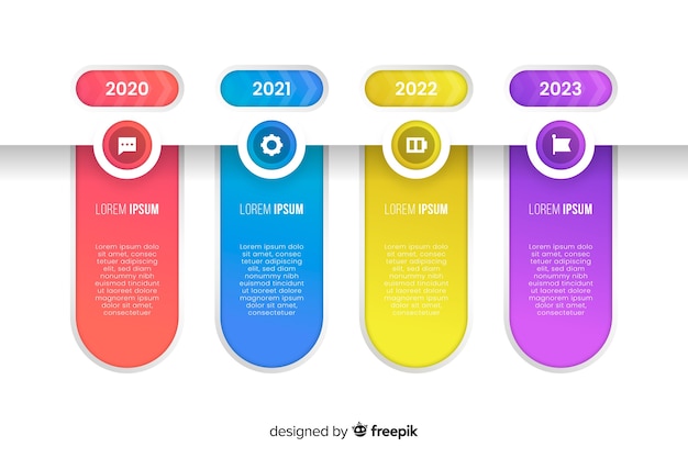 Corporate business infographic template, composition of infographic elements