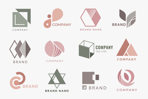 Free Vector corporate logo designs