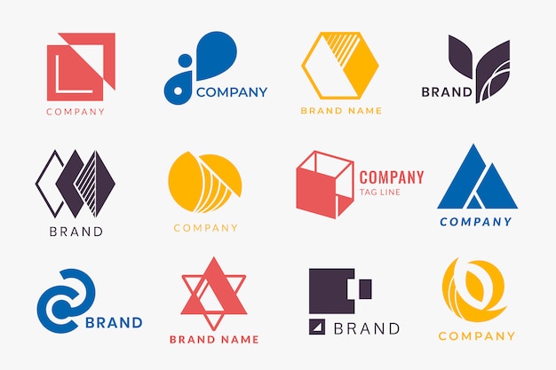 Free Vector corporate logo designs