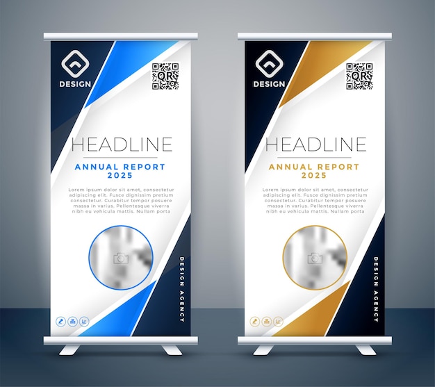 corporate roll up modern banner design