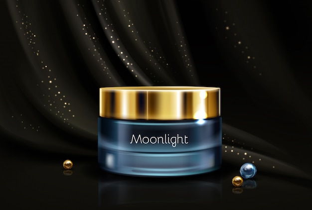 Cosmetic night moisturizing cream 