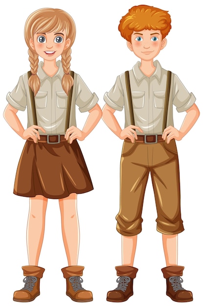 Couple in Zoo Keeper Outfit