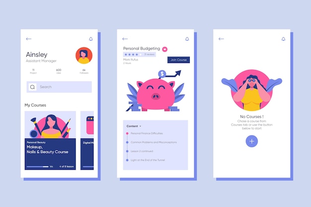 Course app template