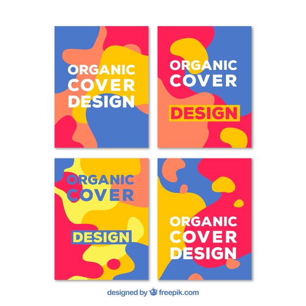 Covers collection with organic shapes