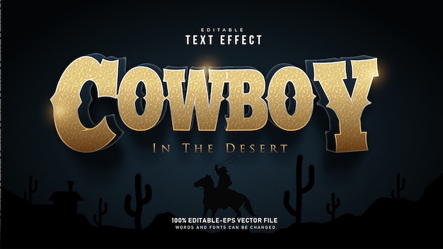 Cowboy Text Effect