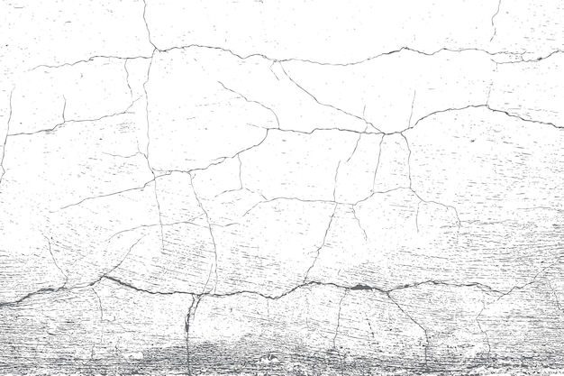 Free Vector cracked line distressed cement wall