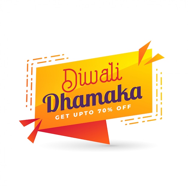 Crazy diwali sale banner with offer details