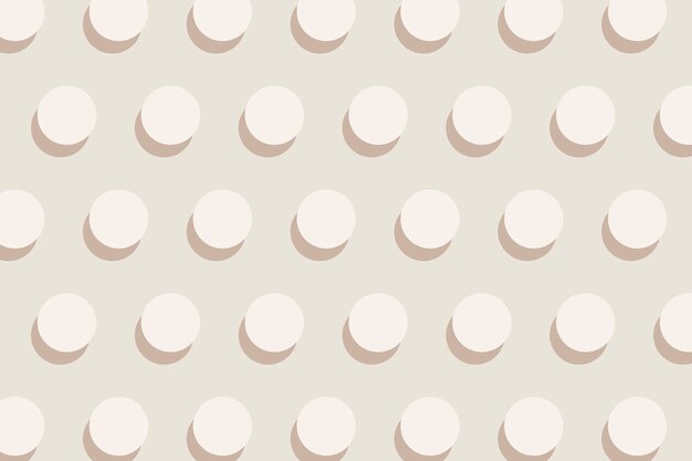 Free Vector cream background, polka dot pattern in beige vector