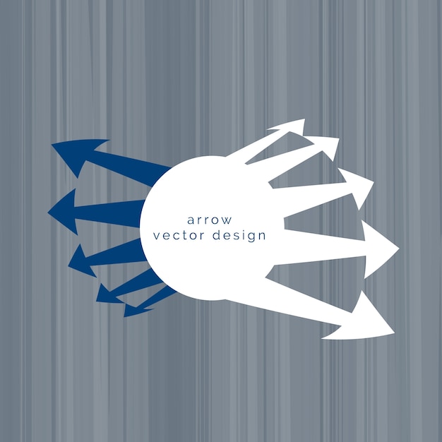 Free Vector creative arrow design