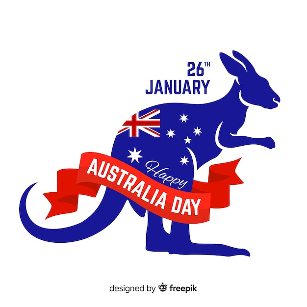 Creative australia day background