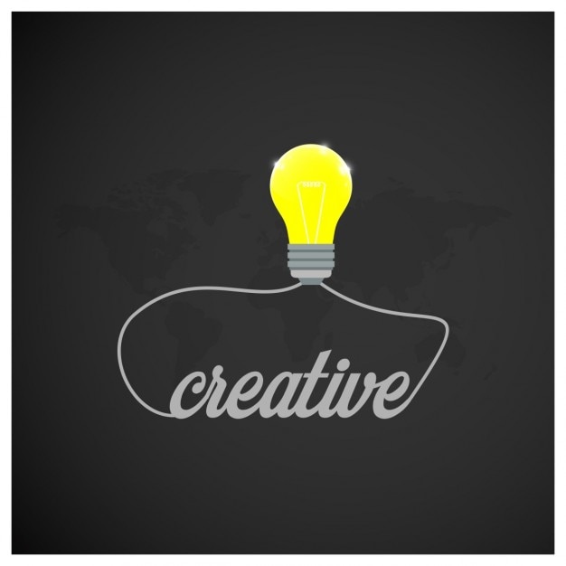 Free Vector creative bulb