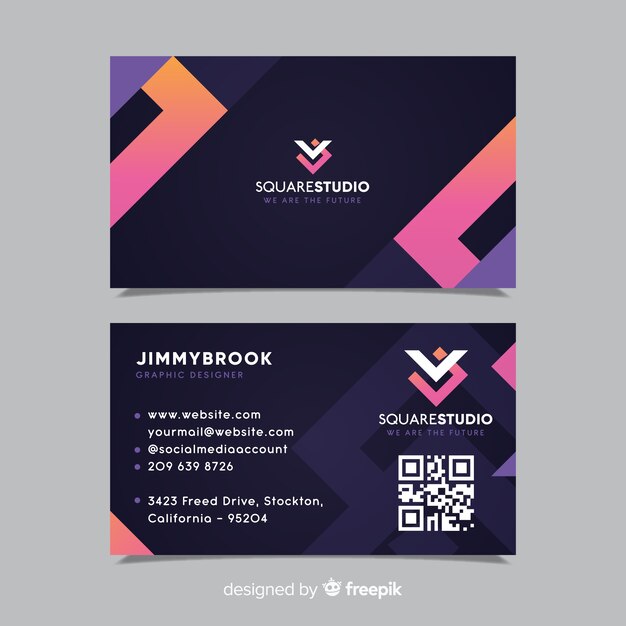 Creative business card template