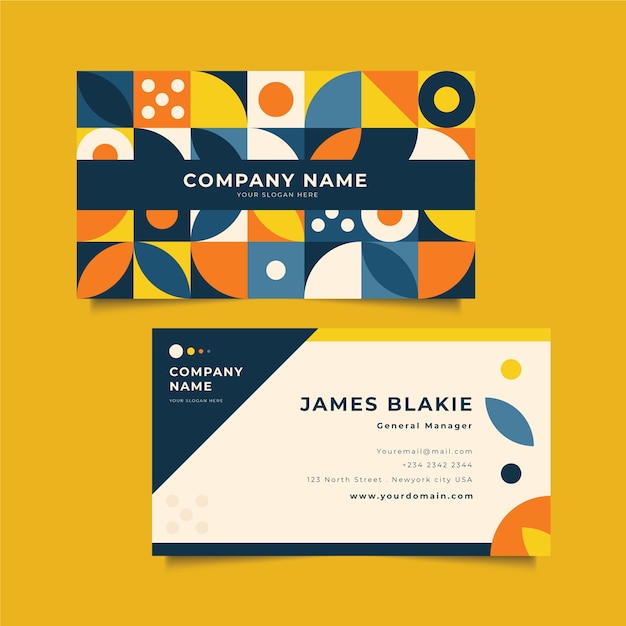 Creative business card template