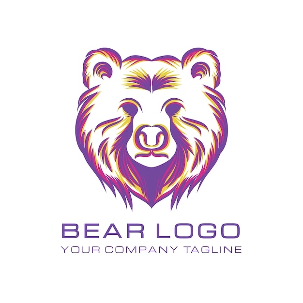 Free vector creative california bear logo