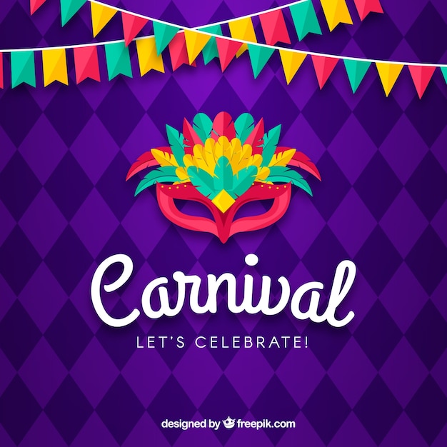 Creative carnival background