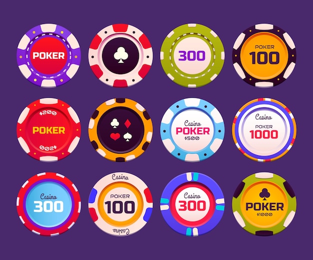 Creative casino poker collection